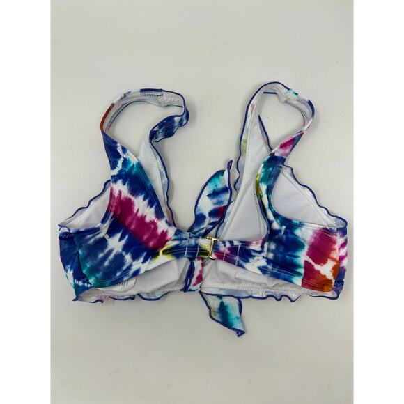 Hobie Women's Standard Ruffle Bralette Bikini Swimsuit Top - Small - Picture 4 of 7